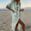 Vestido Chemise De Linho