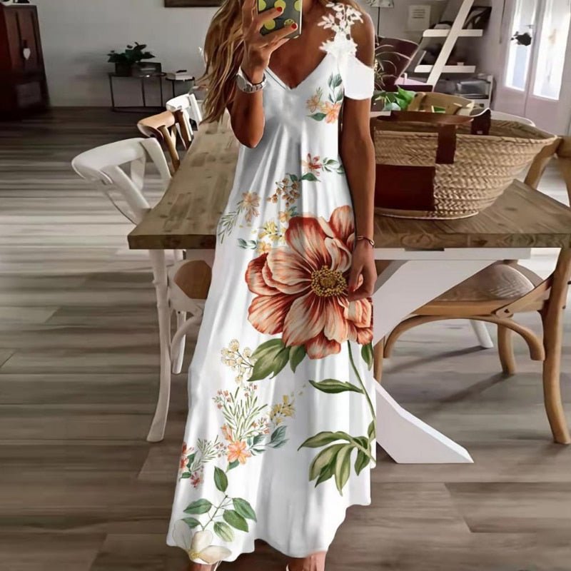 Vestido Longo Floral - Lidi - Vennanci